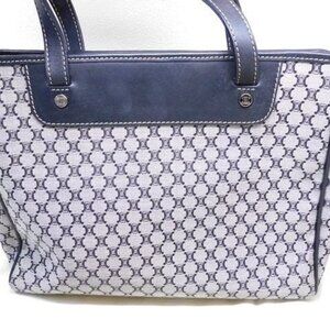 Celine 24 Handbag Canvas Leather Macadam Pattern